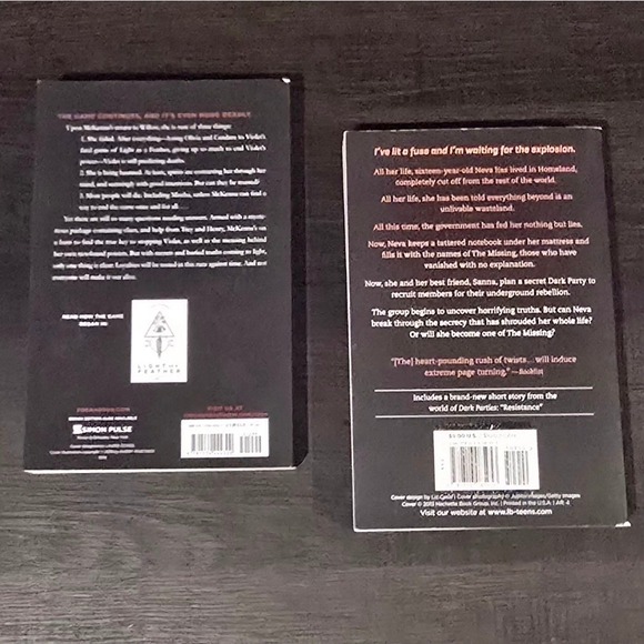 2 Paperback YA Novels NEW- Cold As Marble & Dark Parties / Dystopian/Paranormal - Picture 3 of 6